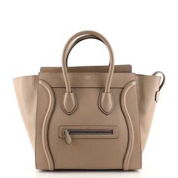 Celine Luggage Bag Grainy Leather Mini