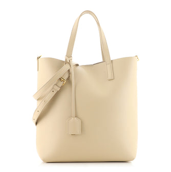 Saint Laurent Shopper Tote Leather Toy