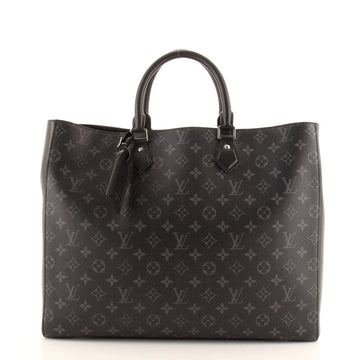 Louis Vuitton Grand Sac Bag Monogram Eclipse Canvas