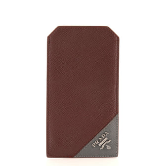 Prada Phone Holder Saffiano Leather