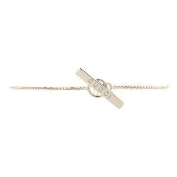 Gucci Lariat Bracelet 18K White Gold