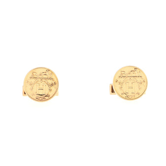 Hermes Ex-Libris Cufflinks 18K Rose Gold