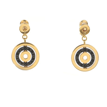 Bvlgari Bvlgari Cerchi Astrale Drop Earrings 18K Yellow Gold with Onyx