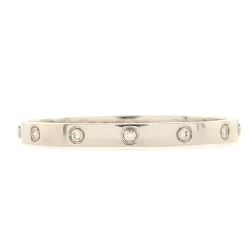 Cartier Love 10 Diamond Bracelet 18K White Gold with Diamonds