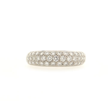 Cartier Mimi Full Pave Band Ring Platinum with Diamonds