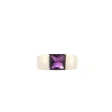 Cartier Cartier Tank Amethyst Ring 18K White Gold Large