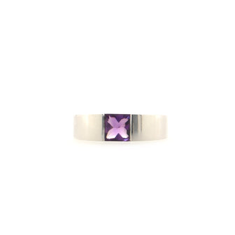 Cartier Cartier Tank Amethyst Ring 18K White Gold Small