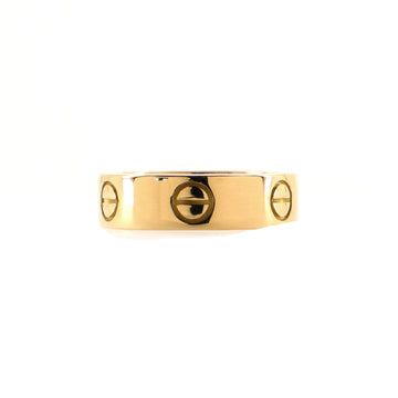 Cartier Love Band Ring 18K Yellow Gold