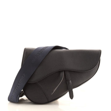 Christian Dior Saddle Crossbody Bag Leather