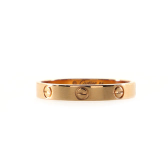 Cartier Love Wedding Band Ring 18K Rose Gold