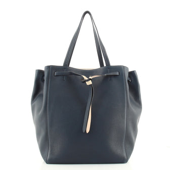 Celine Phantom Tie Cabas Tote Leather Small