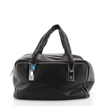 Chanel Vintage Bowler Bag Lambskin Medium