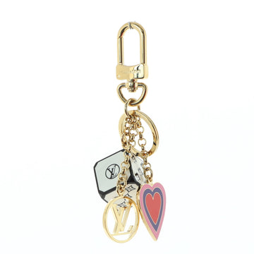 Louis Vuitton Game On Dice And Heart Bag Charm And Key Holder Metal and Enamel
