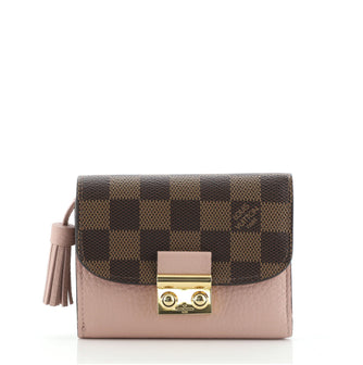 Louis Vuitton Croisette Wallet Damier and Leather Compact