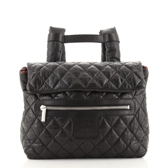 Chanel Coco Cocoon Flap Backpack Quilted Lambskin