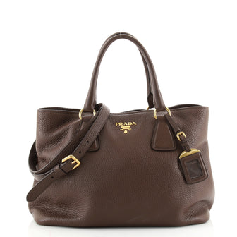 Prada Convertible Shopping Tote Vitello Daino Medium