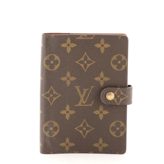 Louis Vuitton Ring Agenda Cover Monogram Canvas PM
