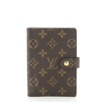 Louis Vuitton Ring Agenda Cover Monogram Canvas PM