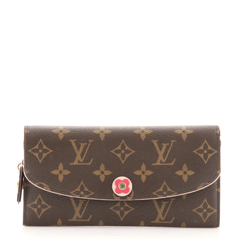 Louis Vuitton Emilie Wallet Limited Edition Blooming Flowers Monogram Canvas