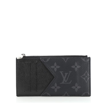 Louis Vuitton Coin Card Holder Monogram Taigarama