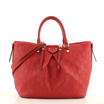 Louis Vuitton Mazarine Handbag Monogram Empreinte Leather MM
