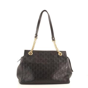 Gucci Soft Signature Shoulder Bag Guccissima Leather Medium