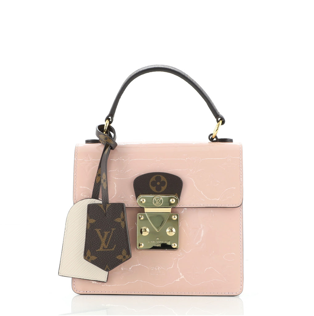 Louis Vuitton Spring Street NM Handbag Monogram Vernis with Monogram Can