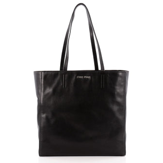 Miu Miu Shopping Tote Soft Calfskin Medium