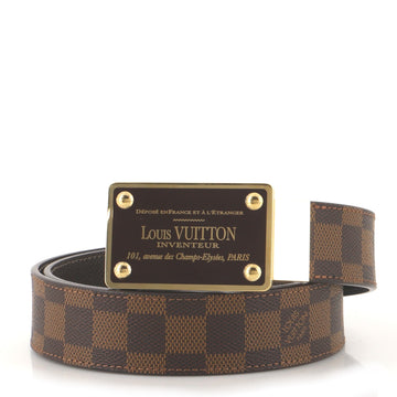 Louis Vuitton Inventeur Belt Damier Medium