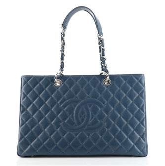 Chanel Grand Shopping Tote Quilted Caviar XL