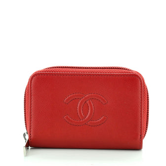 Chanel Timeless Zip Around Coin Purse Caviar