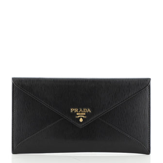 Prada Envelope Wallet Saffiano Leather