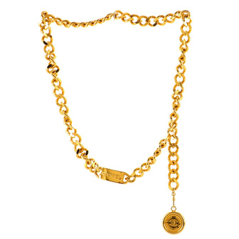Chanel Vintage Medallion Chain Belt Metal