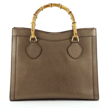 Gucci Bamboo Handle Tote Leather Large