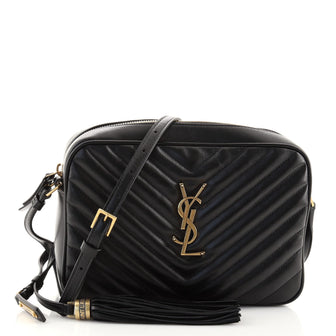 Saint Laurent Lou Camera Bag Matelasse Chevron Leather Small