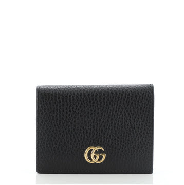 Gucci GG Marmont Flap Card Case Leather