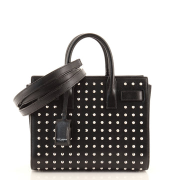 Saint Laurent Sac de Jour Bag Studded Leather Baby