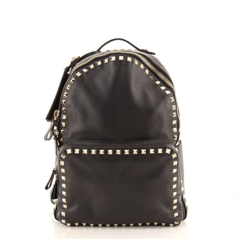 Valentino Rockstud Backpack Leather Medium