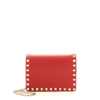 Valentino Rockstud Pouch Crossbody Bag Leather Mini