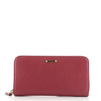 Fendi Zip Around Wallet Leather Long