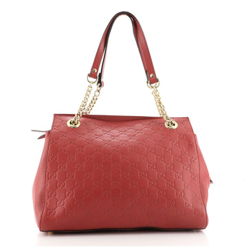 Gucci Soft Signature Shoulder Bag Guccissima Leather Medium