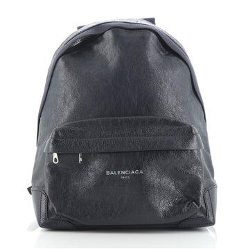 Balenciaga Navy Backpack Leather