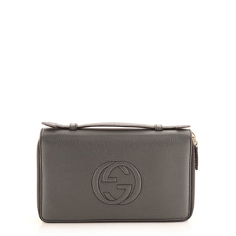 Gucci Soho Travel Organizer Wallet Leather