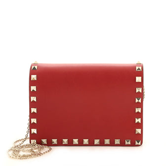Valentino Rockstud Pouch Crossbody Bag Leather Mini