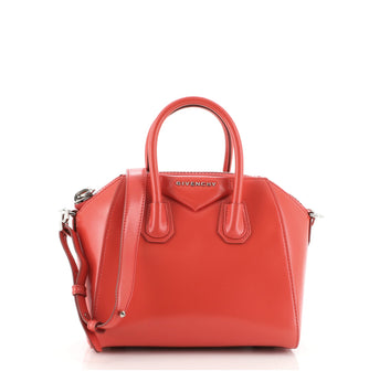 Givenchy Antigona Bag Glazed Leather Mini