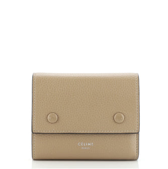 Celine Multifunction Flap Wallet Leather Small