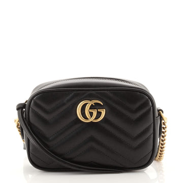 Gucci GG Marmont Shoulder Bag Matelasse Leather Mini
