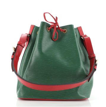 Louis Vuitton Bicolor Petit Noe Handbag Epi Leather