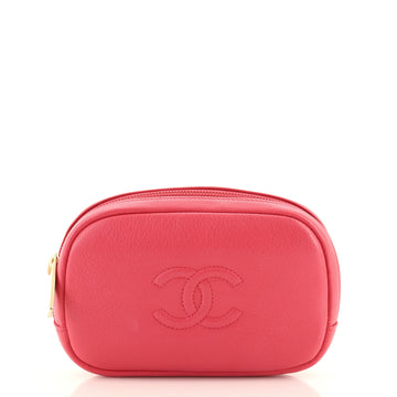 Chanel Timeless Round Pouch Calfskin Small