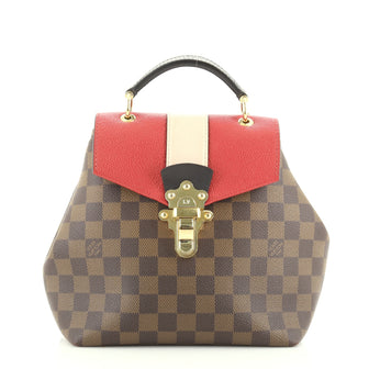 Louis Vuitton Clapton Backpack Damier and Leather